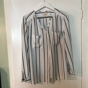 Pinstriped blouse